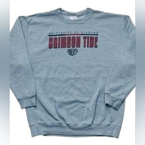 NCAA University of Alabama Crimson Tide Y2K Sweatshirt Size (L) Collegiate Retro